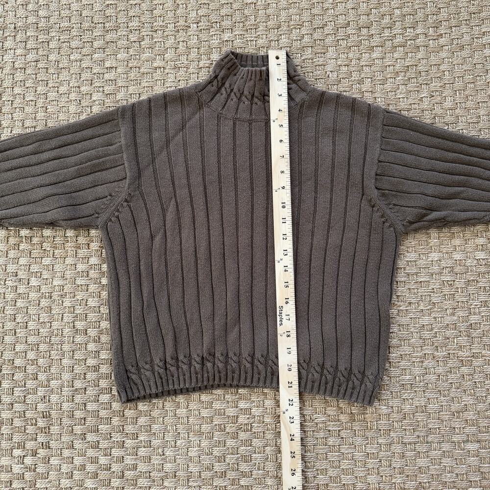 Vintage Talbots Women’s 100% Cotton Mock Neck Sweater Size Small - Picture 7 of 11